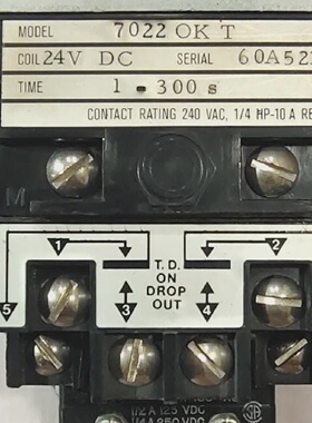 Rel De Retraso Electropneumtico Agastat 7022OKT 24VDC 1300 S