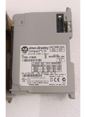全新 ALLEN BRADLEY 小巧型 IO 1769OW81 8 点 VACVDC 隔离继电器