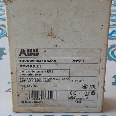 1Pz Nuovo ABB 1SVR430841R0400 CMSRS.21 Rel Di Monitoraggio C