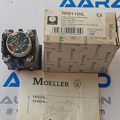 MOELLER TPD11DIL CONVERTIBLE Pneumatic TIMER Module dropout