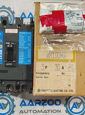 全新TERASAKITEMBREAKXH100NSCIRCUITBREAKER30A600V3POLE
