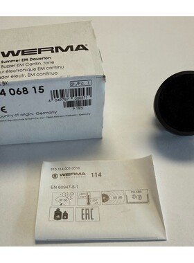Werma Signal / Hupe / Summer 114 / 24V DC / 11406815 / Neu i