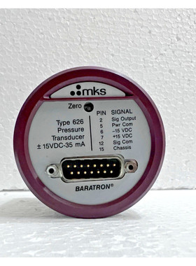 MKS Instruments Inc 626B01TDE Baratron 压力传感器