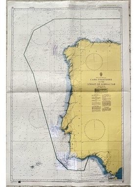 Admiralty 87 CABO FINISTERRE TO THE STRAIT OF GIBRALTAR Naut
