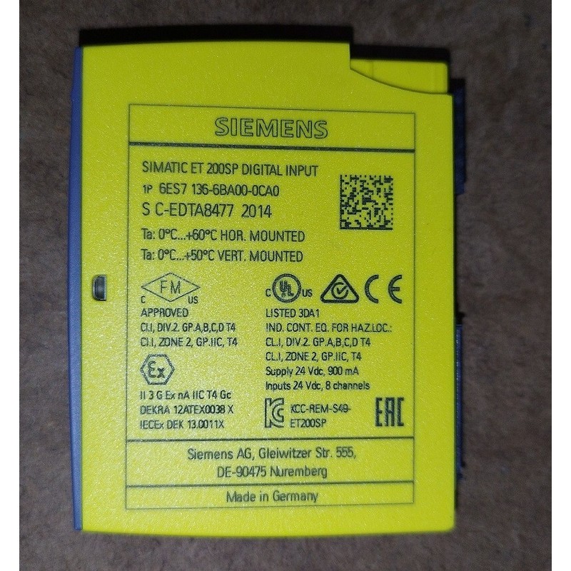 LEGGI ?▄▄? SIEMENS ET 200SP F-DI - 6ES7136-6BA00-0CA0 -- 6