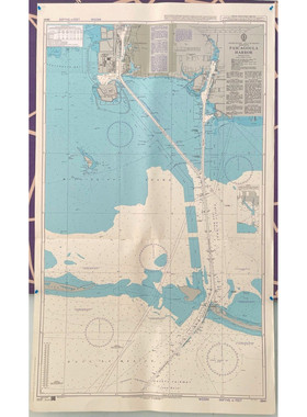Admiralty 3841 US-Gulf Of Mexico Mississippi Pascaooula Harb