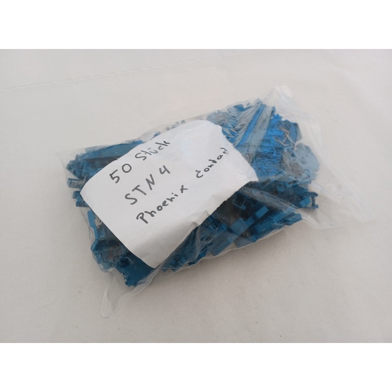 50 Stück Phoenix Contact Installationsklemmen STN 4 Neu ohn