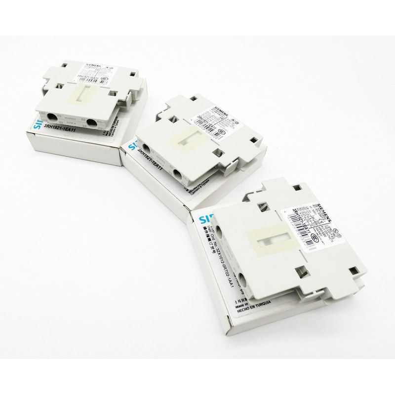 3x Siemens 3RH1921-1EA11 3RH1 921-1EA11 E:06 Hilfsschalterbl