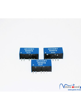 1x Recom R24D15 DC/DC-Converter