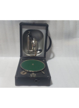 古董老式Decca便携式留声机留声机