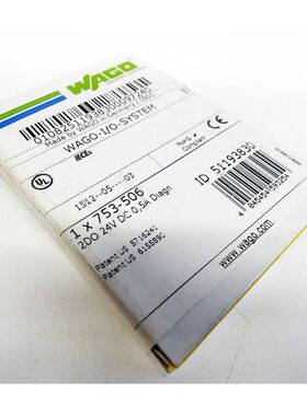 WAGO 753-506 2DO 24V DC 0,5A 2-Kanal-Digitalausgangsklemme D