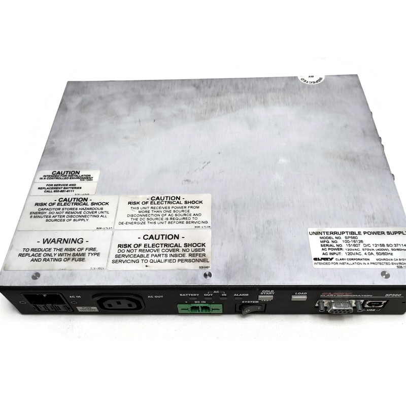 Clary SP560 小巧型 UPS 120 伏交流输出。 Slimline Design. 美