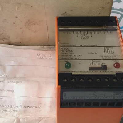 IFM ELECTRONICS NZ 33I NETZTEIL Stromversorgung DN0001