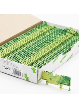 100x WAGO 280-837 60412717 0,08-2,5mm2 4-Leiter-Schutzleiter