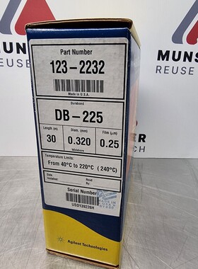 安捷伦 J&W 高级帽 GC 柱 | P/N:123-2232 | Lenght 30M