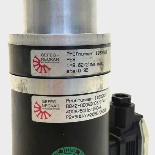 NECKAR D8420062003 ACMotor  Getriebe i862 Motor D842  400V