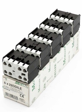 5x Moeller 22 DDIL E 22DDILE 049823 Hilfsschalterbaustein -u