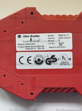MSR127.1T440RN23213ALLENBRADLEYGUARDMASTER安全继电器440RN232