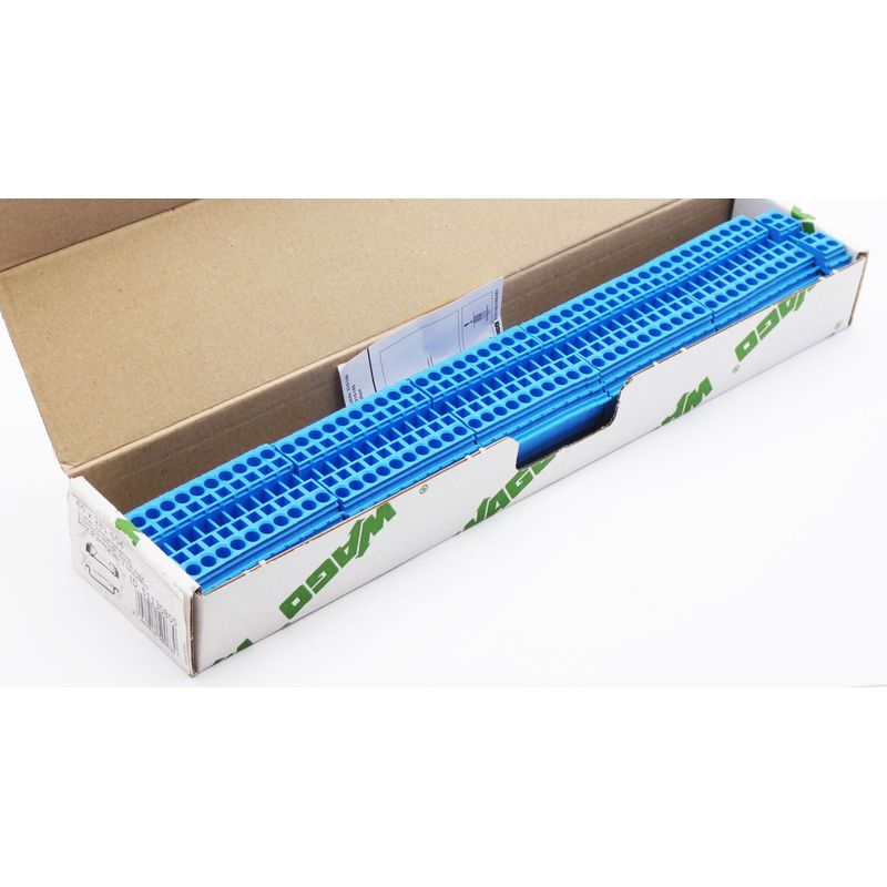 50x WAGO 281-604 281604 51130809 2-Leiter-Durchgangsklemme -
