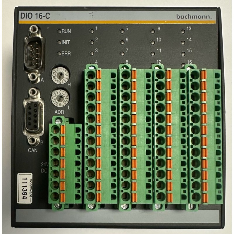 Bachmann Can Slave Digital Ein Ausgangsmodul  DIO16C