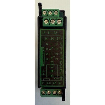 Murr Elektronik Ausgangsrelais / 24V DC / MKS-RA 12/24 / 671