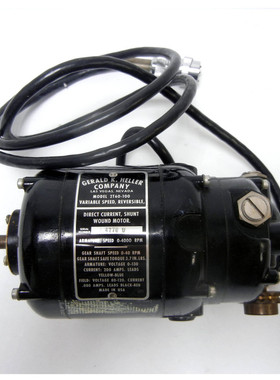 GERALD HELLER CO 2T60-100 VARIABLE SPEED REVERSIBLE MOTOR 0-