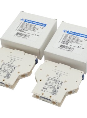 2x Telemecanique LAD8N11 038467 Seitlicher Hilfskontaktblock