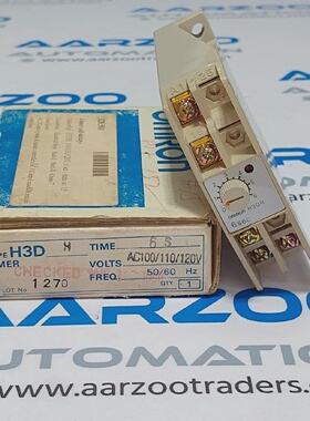 1Pc Nuovo OMRON H3DH Timer Relay H3D H AC100110120VAC 06Sec