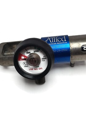 Allied HealthCare 50 PSI Oxygen Regulator. (1/00). PN:32-29-