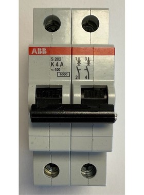 ABB Sicherungsautomat 2-polig / 4A / ~400V / 2CD S252 001 R0