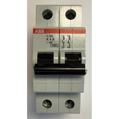ABB Sicherungsautomat 2-polig / 4A / ~400V / 2CD S252 001 R0