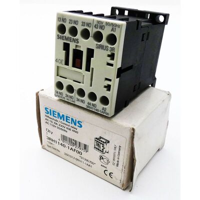 Siemens Sirius 3RH1140-1AF00 E: 04 Hilfsschütz -unused/OVP-