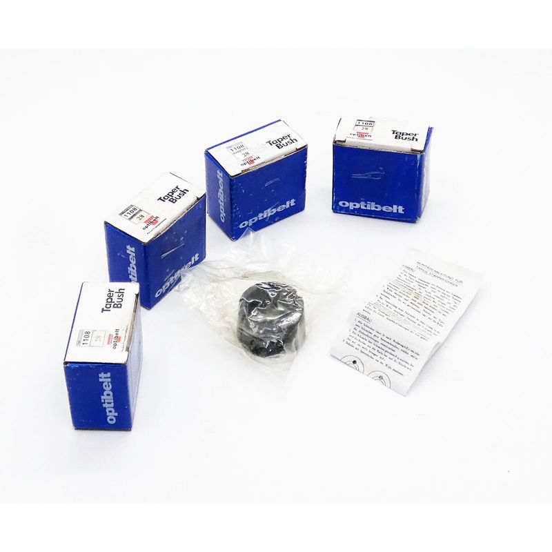 4x Optibelt 1108-28 110828 ?28mm Taper Bush Spannbuchse -unu
