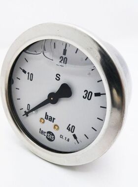 Tecsis 4130766596 0-40 bar 1/4h NG 63 Manometer -used-