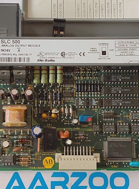 AllenBradley 1746NO4V Ser A SLC 500 PLC Analog Ausgangsmodul