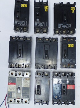WESTINGHOUSE CIRCUIT BREAKERS, 1x3A 1x7A 1x10A 2x15A 1x20A 2