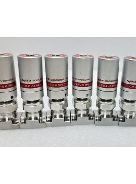 批量 6 件 Fujikin O.P. 0.4 ~ 0.6 MPa,C 号 401181 N.O. 型 阀