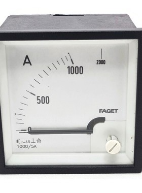 Faget Analog Ampere Meter Scale 0~1000 Amps. AC/DC