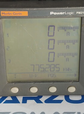 Merlin GerinSchneide PM210MG Power Logic Meter LCD Display U