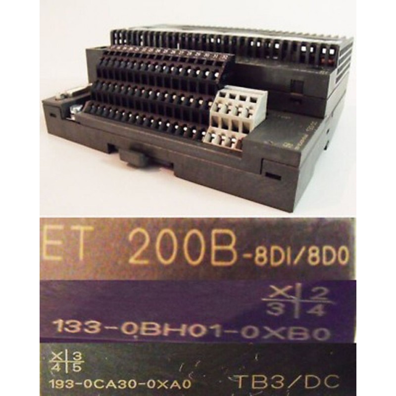 Siemens Simatic S7 ET 200B-8DI/8DO 6ES7133-0BH01-0XB0 + 193-