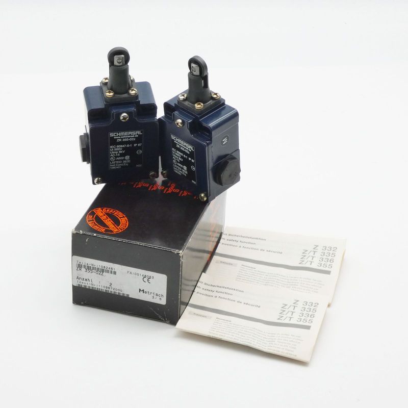 2x Schmersal ZR 355-02z ZR35502z 1082451 Positionsschalter -