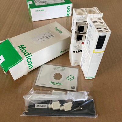 1x Schneider Modicon STBNIP2311 Dual-port Ethernet MB /TCP N