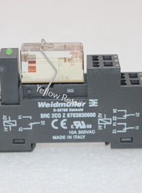 WEIDMULLER SRC 2C0 Z REALAY with SOCKET 8783930000   Lot of