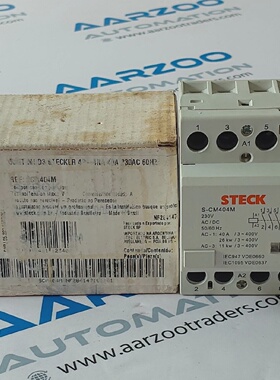 1Pc Steck Scm404M 4 Ples 40A 230V AcDc Contactor SCm404M Neu