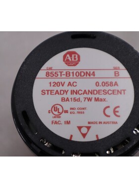 全新 开箱 ALLEN-BRADLEY 855T-B10DN4 AB 红色 STEADY 堆叠灯台