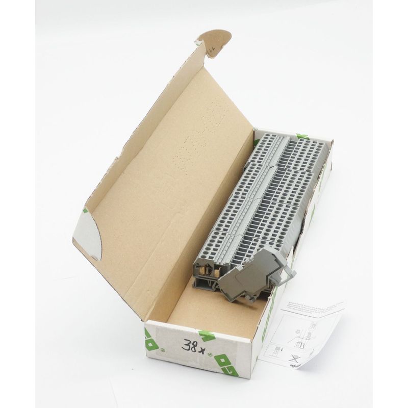 38x Wago 281-681 281681 51129484 3-Leiter-Durchgangsklemme -