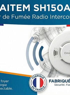DAITEM SH150AX Détecteur de Fumée Radio Interconnectable