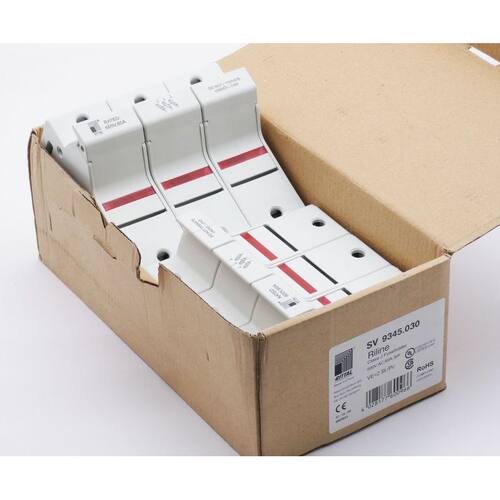 2x Rittal SV 9345.030 SV9345.030 600VAC 60A Sicherungshalter