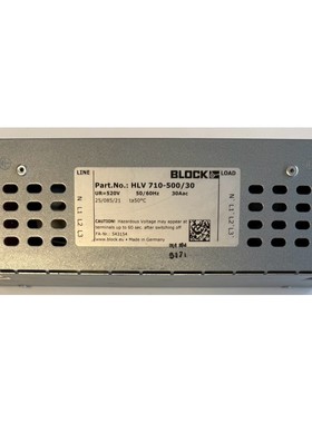 Block Funk-Entst?rfilter / 520V / 50/60Hz / 30Aac / H 710-