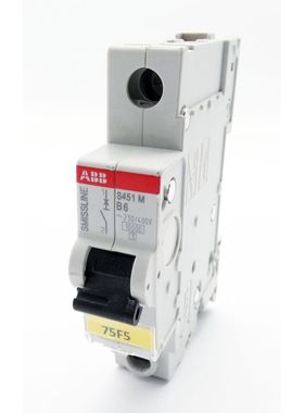 ABB Smissline S451 M B6 S451M-B6 Circuit Breaker -used-